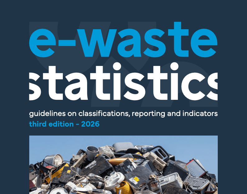 Cover page of e-waste statistics by UNITAR